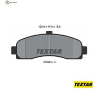 For Nissan Genuine OE Textar Brake Pads Full Set Of 4 Front 2162601