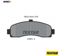 For Nissan Genuine OE Textar Brake Pads Full Set Of 4 Front 2162601