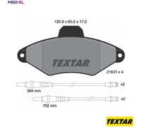 For Citroen Genuine OE Textar Brake Pads Full Set Of 4 Front 2163102