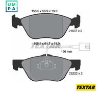 Brake pads 2163702 TEXTAR for ALFA ROMEO 166