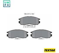 Textar Brake Pad Set 2164701 – Disc Brake for Chrysler, Dodge, Honda, Hyundai, Changan