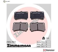 Brake pads 21654.150.1 ZIMMERMANN for MAZDA KIA