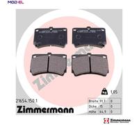 Brake pads 21654.150.1 ZIMMERMANN for MAZDA KIA