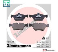 ZIMMERMANN 21677.195.1 Brake pad set