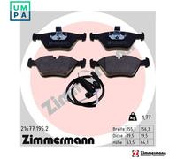ZIMMERMANN 21677.195.2 Brake pad set