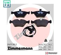 ZIMMERMANN 21677.195.2 Brake pad set