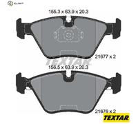 Textar Brake Pads 2167703 - Front - for BMW 5 Sedan & Touring (E39)