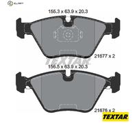 Brake pads 2167703 TEXTAR for BMW 5 5 Touring