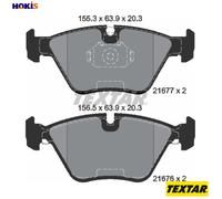 Brake pads 2167703 TEXTAR for BMW 5 5 Touring