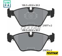 Brake pads 2167703 TEXTAR for BMW 5 5 Touring