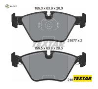 BRAKE PAD SET DISC BRAKE 2167703 FOR BMW M51D25 2.5L M52B20 2.0L M52B28 2.8L