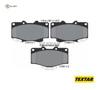 BRAKE PAD SET DISC BRAKE 2167904 FOR VW TOYOTA SURF/HILUX/SUV SW4 TACOMA/VI 2.2L