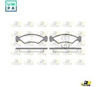 Brake pads Front Axle 2168.00 ROADHOUSE for FORD FIESTA Mk II