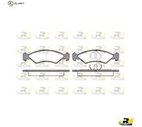 BRAKE PAD SET DISC BRAKE 2168.00 FOR FORD FIESTA/II/Mk/Hatchback/VanF6A 1.4L