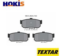 BRAKE PAD SET DISC BRAKE 2171301 FOR NISSAN BLUEBIRD ALMERA/II/Hatchback 2.4L