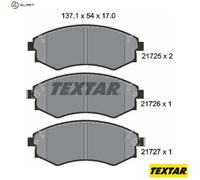Fits TEXTAR 2172501 BRAKE PADS /RH/F/ HYUNDAI LANTRA,SONATA ✅UK Seller