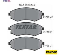 Fits TEXTAR 2172501 BRAKE PADS /RH/F/ HYUNDAI LANTRA,SONATA ✅UK Seller