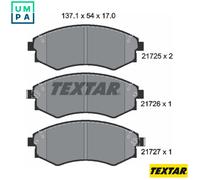 Fits TEXTAR 2172501 BRAKE PADS /RH/F/ HYUNDAI LANTRA,SONATA ✅UK Seller