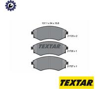 BRAKE PAD SET DISC BRAKE 2172502 FOR SSANGYONG REXTON/II MUSSO DAEWOO 2.2L 4cyl