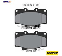 BRAKE PAD SET DISC BRAKE FOR TOYOTA LAND/CRUISER/80/Hardtop/FRP/Top/PRADO 4.2L