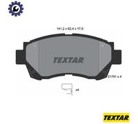 TEXTAR 2179101 Brake pad set