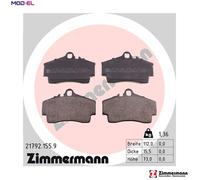 ZIMMERMANN 21792.155.9 Brake pad set
