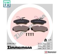 ZIMMERMANN 21799.195.1 Brake pad set
