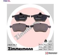 BRAKE PAD SET DISC BRAKE 21829.195.1 FOR OPEL VECTRA/Hatchback Z 18 XEL 4cyl