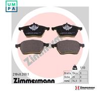 ZIMMERMANN 21848.200.1 Brake pad set