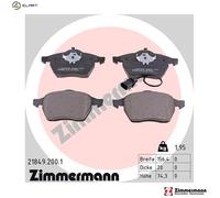 ZIMMERMANN 21849.200.1 Brake pad set