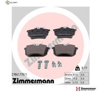 ZIMMERMANN 21861.170.1 Brake pad set
