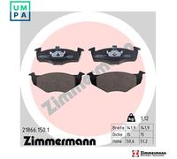 ZIMMERMANN 21866.150.1 Brake pad set