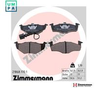 ZIMMERMANN 21868.170.1 Brake pad set