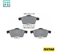 Textar Brake Pads Set 2188302 – Front for VW Transporter California Kombi