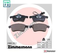 ZIMMERMANN 21885.195.1 Brake pad set