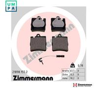 BRAKE PAD SET DISC BRAKE 21898.155.2 FOR MERCEDES-BENZ C-CLASS/T-Model/Sport