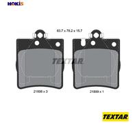 Brake Pad Set Textar 2189803 Fits Mercedes C-Class CLC-Class CLK E-Class SLK