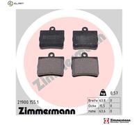ZIMMERMANN 21900.155.1 Brake pad set