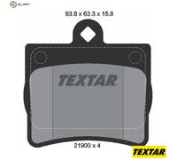 Textar 2190003 Brake Pad Set