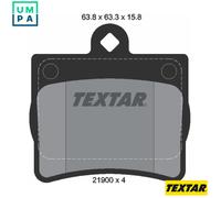 Textar 2190003 Brake Pad Set