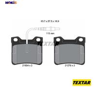 BRAKE PAD SET DISC BRAKE 2190403 FOR PEUGEOT MERCEDES-BENZ V-CLASS VITO/Bus 2.1L