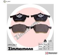 ZIMMERMANN 21911.200.1 Brake pad set