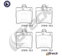 Brake pads 21919 00 702 00 BRECK for MERCEDES-BENZ CHRYSLER