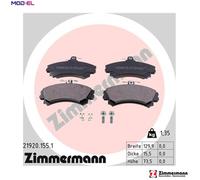 ZIMMERMANN 21920.155.1 Brake pad set