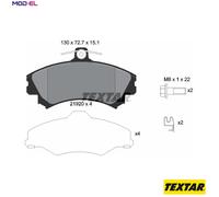 Textar Car Brake Pad Front Caliper Screws For Mitsubishi 2192001