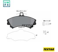 Textar Car Brake Pad Front Caliper Screws For Mitsubishi 2192001