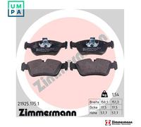 ZIMMERMANN 21925.175.1 Brake pad set