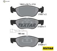 Textar Brake Pad Set 2192701 - Front Disc Brake - Alfa Romeo Fiat Lancia 145/146 Brava Marea Dedra