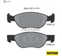 TEXTAR 2192703 Brake pad set