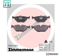 ZIMMERMANN 21934.170.9 Brake pad set
